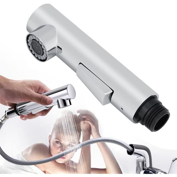 Faucet with Pull-Out Spray Head, Replacement Accessory, 2 Spray Settings, for Kitchen Sink