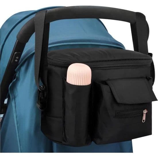Stroller Bag, Universal Stroller Organizer, Stroller Organizer Bag, Stroller Diaper Bag, Large