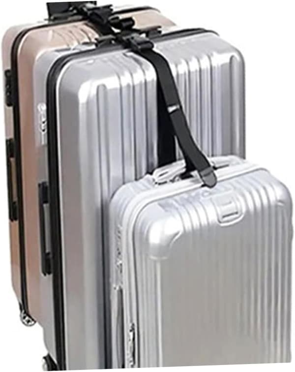 Adjustable Luggage Connection Straps with Buckle for Suitcases and Backpacks