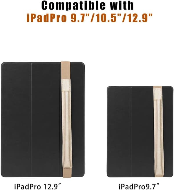 2 stk Pennholder - Gull (ingen penn) Avtakbar elastisk Apple Pencil