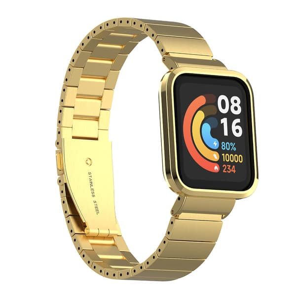 Metalramme + Rem til Smartwatch Rem Bezel til Redmi