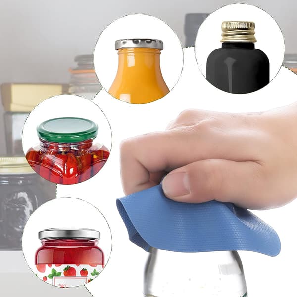 4 stk flaskeåpner gripeputer multifunksjonell gummiflaske