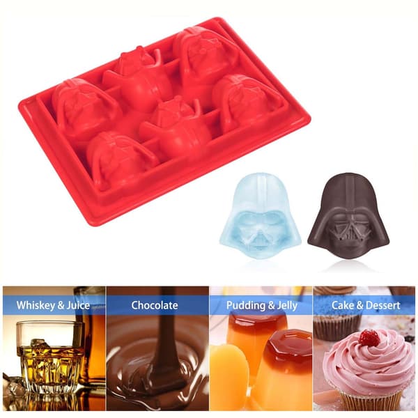 Silikoneform Star Wars Darth Vader Isbitter Chokolade