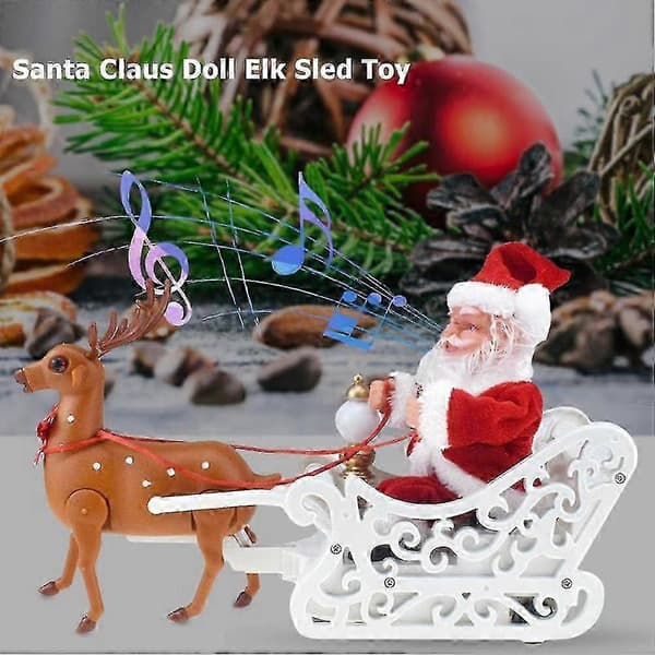 Juldekoration Tomte och Älg Design Docklekset Jultomte med Älg Jul