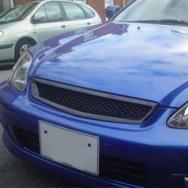 Matt Svart Front Grill Mesh Grill for 1999-2000