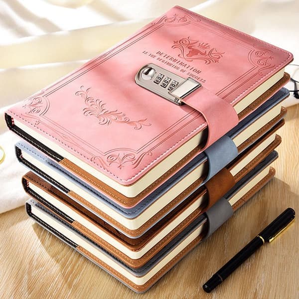 Passordbok Dagbok BRUN brun brown brown