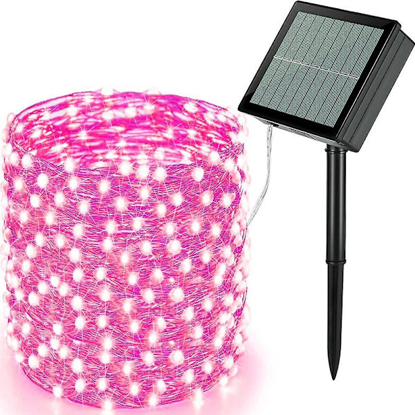 Aurinkopaneelit valoketju, Ylimääräisen pitkä 72ft 2 Led-valoketju, 8 tilaa puille, pihalle, puutarhaan, juhliin