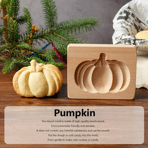 Kakformar för utstansning, konisk växtmodell, kakor och bröd (pumpa)