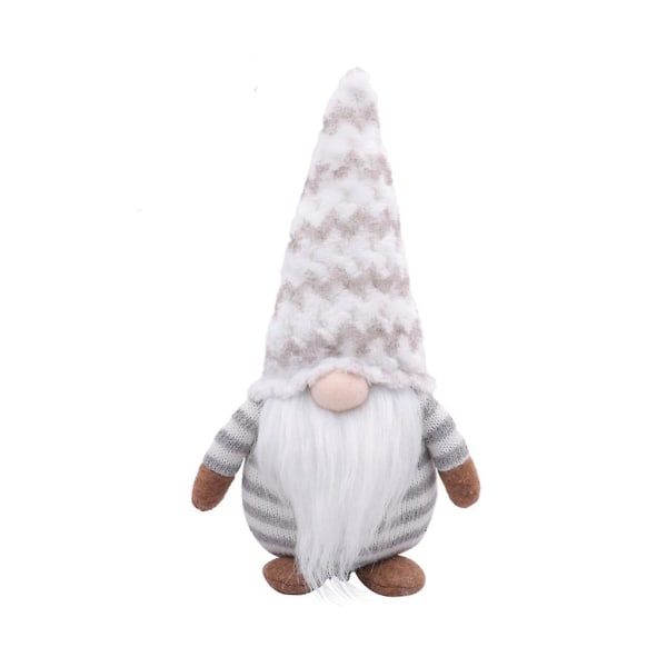 Ansiktsløs Doll Toy Plysj Svensk Gnome Doll Stående Figur Leke Hjem