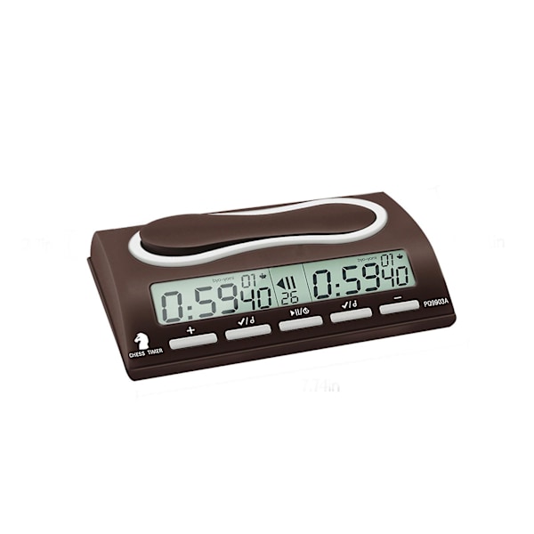 Ny Digital Schackklocka Competition Pro Brädspel Timer Master-turnering Brun