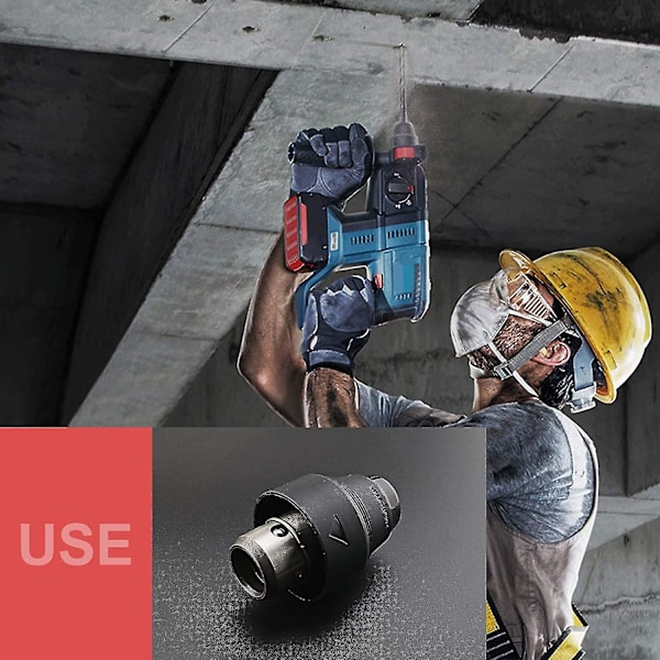 Sds Plus Chuck 2608572213 Svart Kompatibel Med Bosch Gbh2-26dfr Gbh2-28dfv Gbh4-32dfr Borhammer