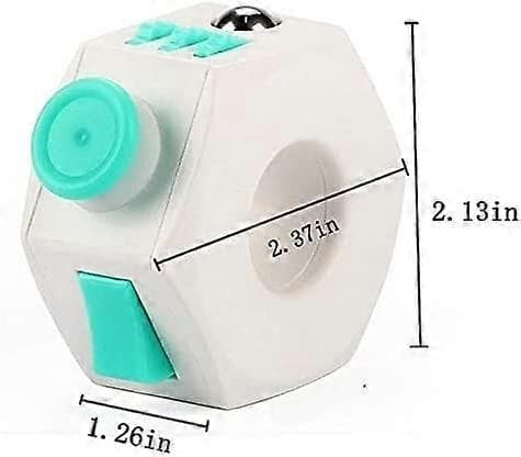 Fidget Cube Dekompressionsring Angst Legetøj Lindrer Stress (Lysegrøn)