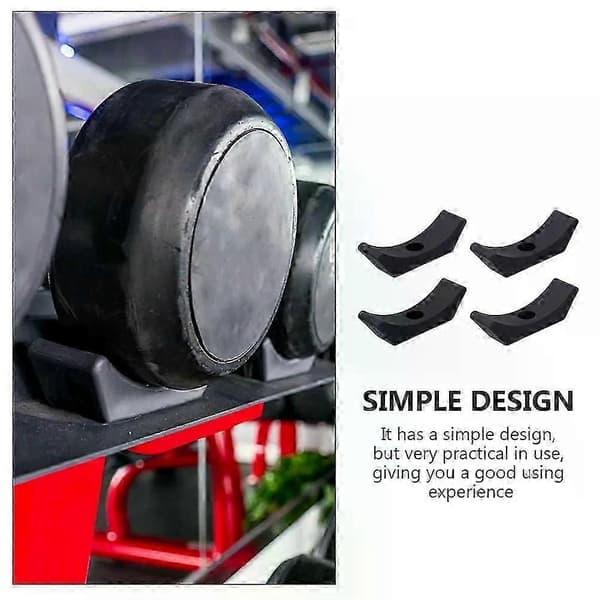 4 Pcs Dumbbell Rack Dumbbell Cradles Training Tool Rack Adjustable Pp Replacement Holders Home Workout Hand Weight Brackets (FMY)