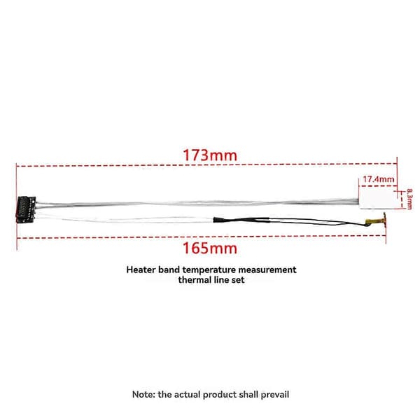 For A1/A1mini Hotend Upgrade Kit 24V 80W, Ceramic Heating Plate and Thermistor for 3D Printers
