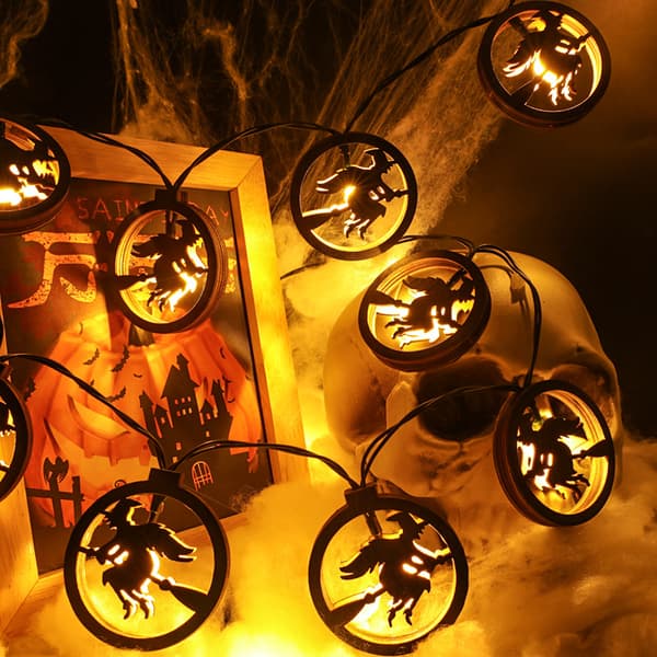 20 Hoveder Træ Halloween String Lights, Halloween Dekoration LED