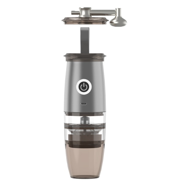 Portable Electric & Manual Coffee Bean Grinder with Multi Grind Settings, Espresso/Drip/Pour Over/French Press,USB Recha