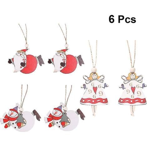 6 Christmas Cartoon Decorations
