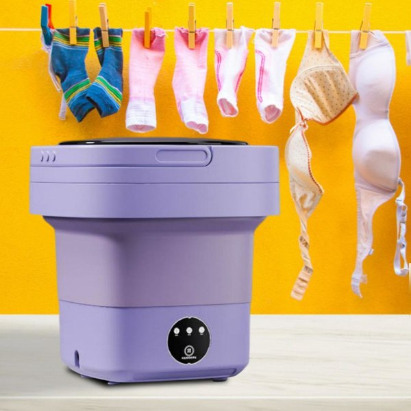 Smart Mini bærbar vaskemaskin undertøy steriliseringsvasker (hvit)