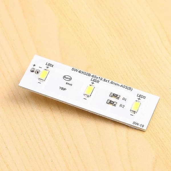 LED light strip for refrigerator, replacement for refrigerator ZBE2350HCA SW-BX02B, spare part xh White