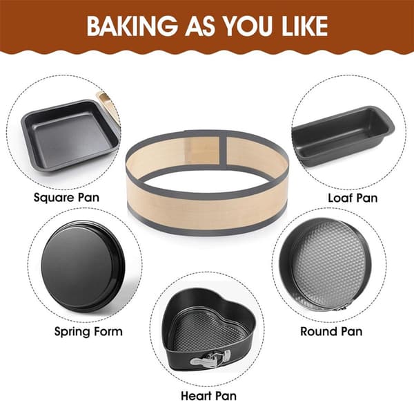 9-tommer silikone bageform springform bageform cheesecakeform genanvendelig nem