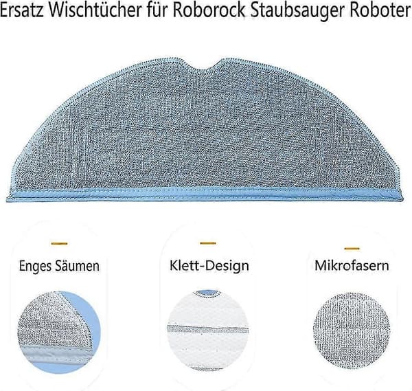 Cleaning cloths for S7 T7s T7plus G10, Replacement accessory kit for robot vacuum cleaner