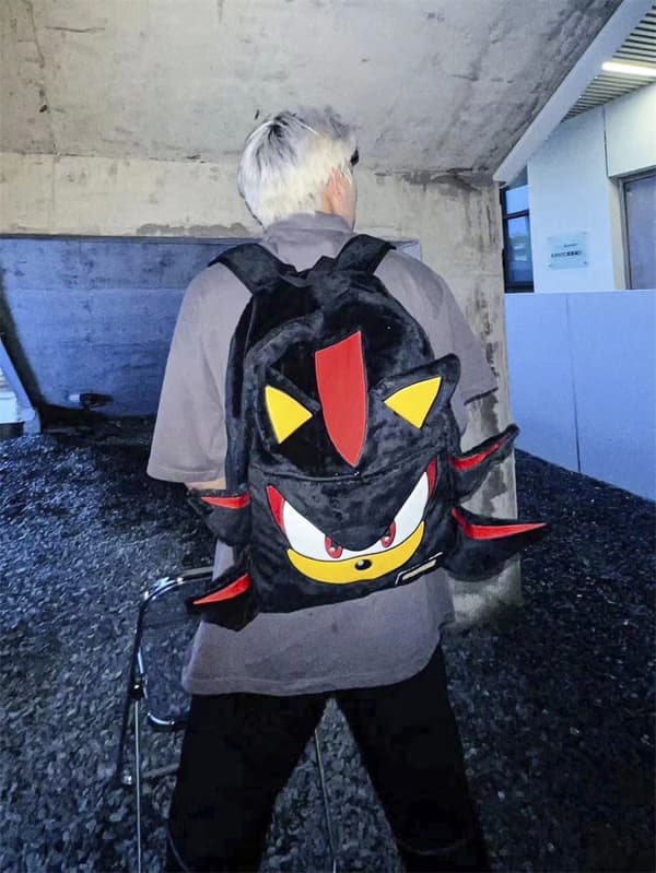 Sonic Shadow Skulderveske Ungdomsreiseveske Studentryggsekker