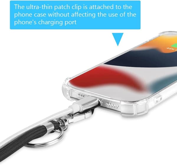 Adjustable Universal Phone Lanyard, Neck Strap, Shoulder Strap, Wrist Strap, Compatible with Most Phone Cases [JUN]