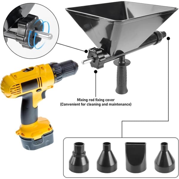Cement Grouting Machine, Portable Mortar Sprayer, Grouting Gun, Electric Cement Grouting Gun