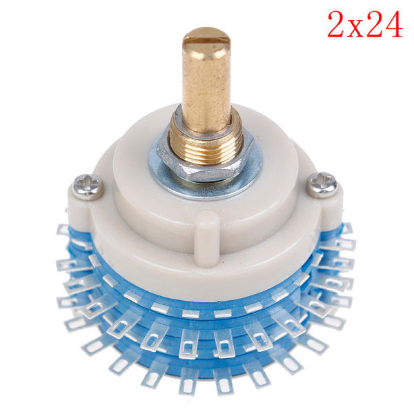 2-polig 24-stegs 2x24 vridomkopplare dämpare volymkontroll DIY sid