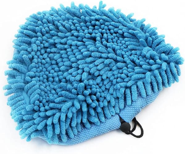 Steam Mop Cloths Cleaning Pads Replacement Covers Set, with Drawstring, Washable Reusable Coral Microfiber, for Many Triangular Foot Mops (2 pcs)