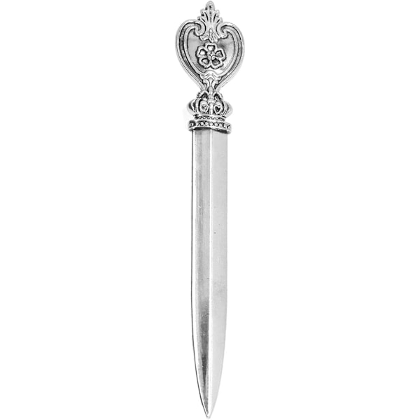 Bærbar vintage brevkniv i metall (c-stil) 1 stk
