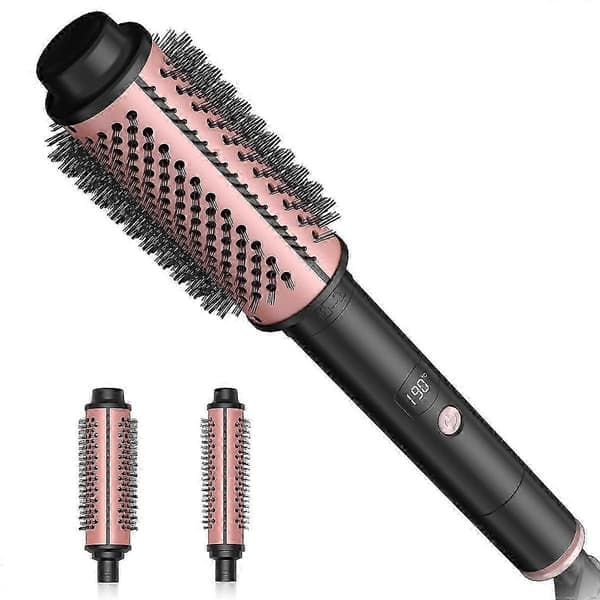 Hot Brush, Ionic Heated Round Brush for Voluminous Hairstyles, Ceramic Ionic Technology Reduces Hair Damage, Fast Heating for Quick Styling