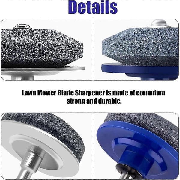 Lawn Mower Blade Sharpener Lawn Mower Blade Sharpener for Drill with Blade Balancer Lawn Mower Blade Sharpener