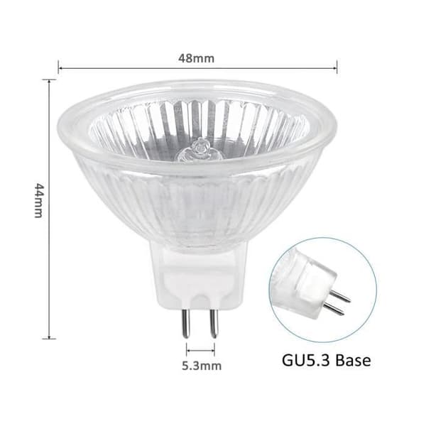Halogenlampa - MR16 - GU5.3 - 35W - Dimbar - 6-pack - Varmvit 2700K