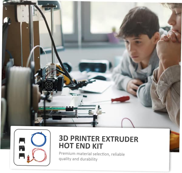 2 sett skriver Hotend Kit PTFE-rør og silikonstrømpe for utskriftstilbehør Ekstruder kompatibel