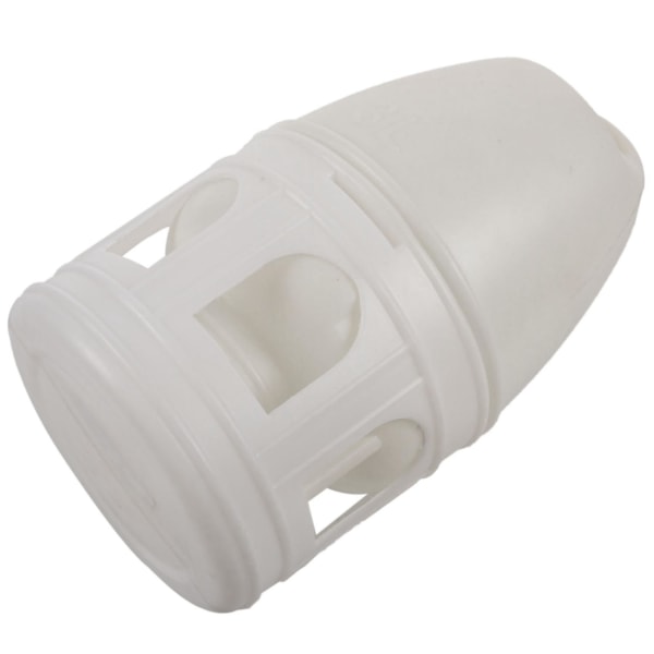 5x Fjernbar hvit plastdrikker med håndtak kompatibel med duer Fugleutstyr 29 cm X 17 cm