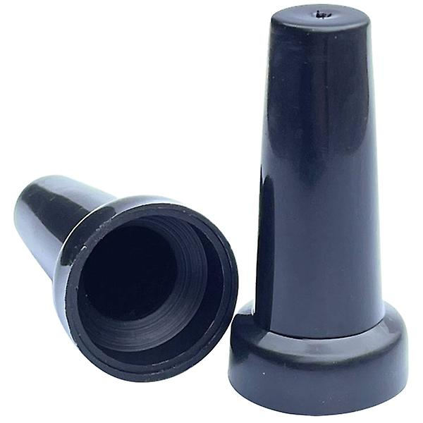 2 stk. Paraply Topdæksler Paraplyhætter Beskyttelseshætter Paraply Reparationstilbehør Sort 5,7x1,5cm