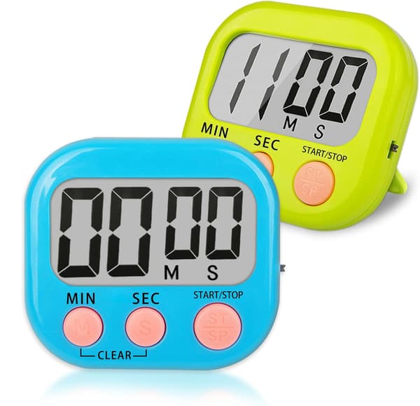 Klassrumstimer för barn och lärare, 2-pack digitala timers
