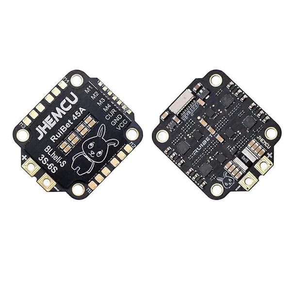 JHEMCU RuiBet ESC BLHELI S Dshot600 4i1 Børsteløs ESC 3-6S M4 til RC FPV Freestyle Flight Controller