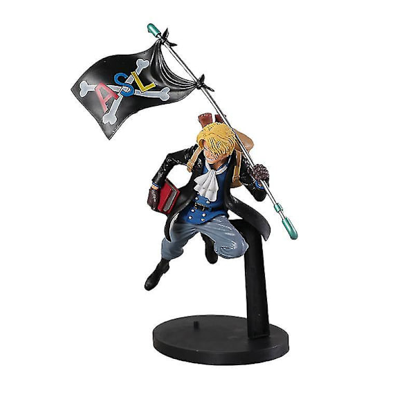 21cm Løpende Actionfigur Leke Japan Anime Samleobjekt Tre Brødre Ryggsekk Pvc Modell Luffy i eske