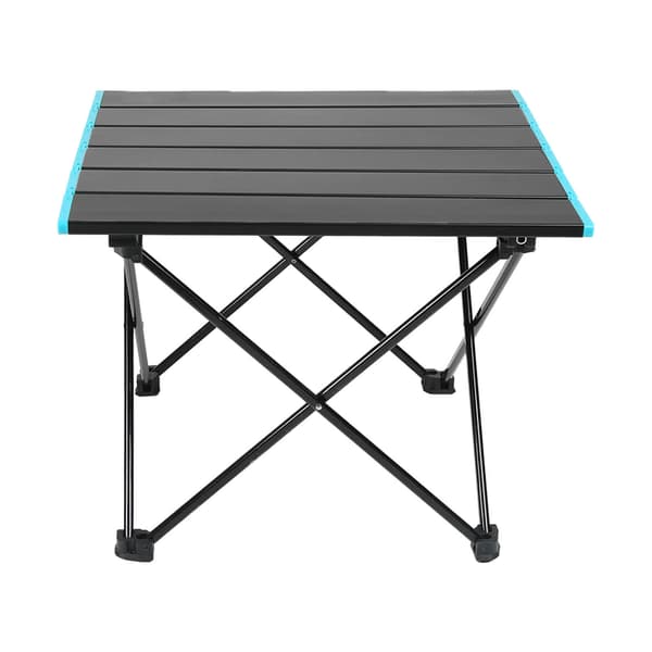 Sammenleggbart campingbord i aluminiumslegering, lett utendørs bærbart sammenleggbart bord med oppbevaringspose for piknikgrilling