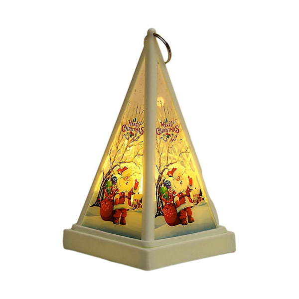 Claus Snømann Vindlykt Julebord Ornament Holder Flammende LyktElder