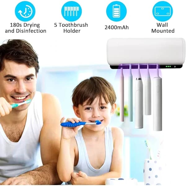 /HH/Electric toothbrush holder, wall-mounted toothbrush storage