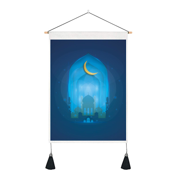Tyylit 4Tapestry Seinämaalaus Art Deco Mubarak Kuun Kuvio Koti Makuuhuone Olohuone Toimisto KoristeluTyylit 4