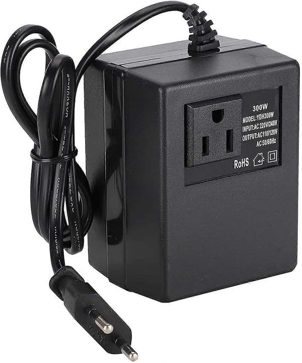 EU-stikadapter, 300W strømtransformator spændingsomformer AC 220V til 110V EU-stikadapter (220V)