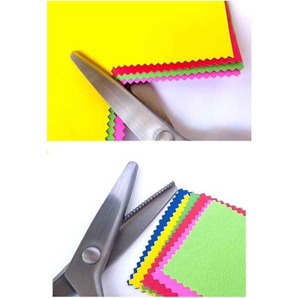 (Lilla) Zigzag saks 23,2 cm Professionel rustfrit stål se