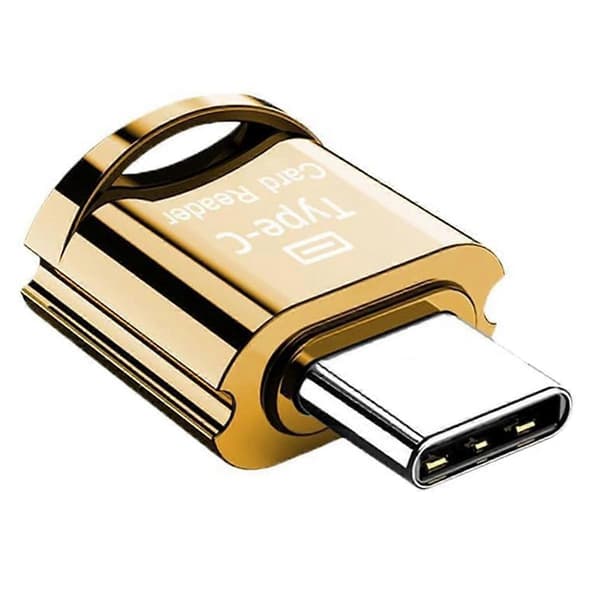 USB C Micro-SD Card Reader, TF Card/Memory Card Reader Adapter 3-pack, Portable OTG Memory Card for W