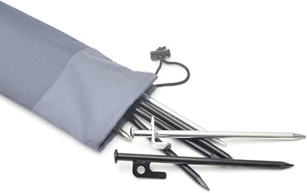 5 stk små teltposeposer for 18-20 cm teltplugger Bærbare campingteltposeposer