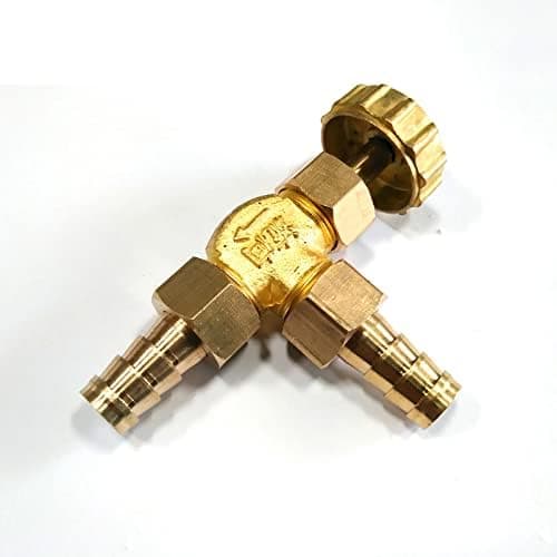 3/8 tommer messing nåleventil propan butan gassregulator pigget 1 MPa