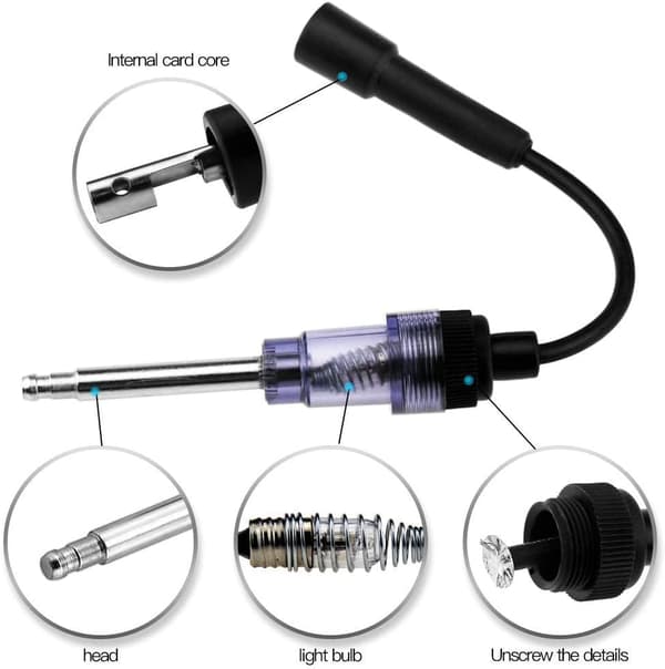 Spark Plug Tester for Cars, Ignition System Detector, Spark Gap Tester 1pcs 1pcs